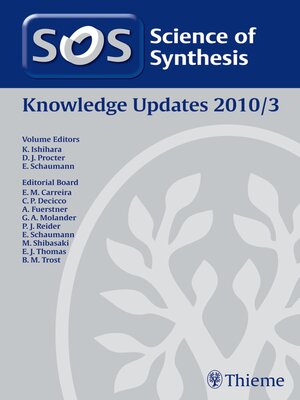 cover image of Science of Synthesis Knowledge Updates 2010 Volume 3